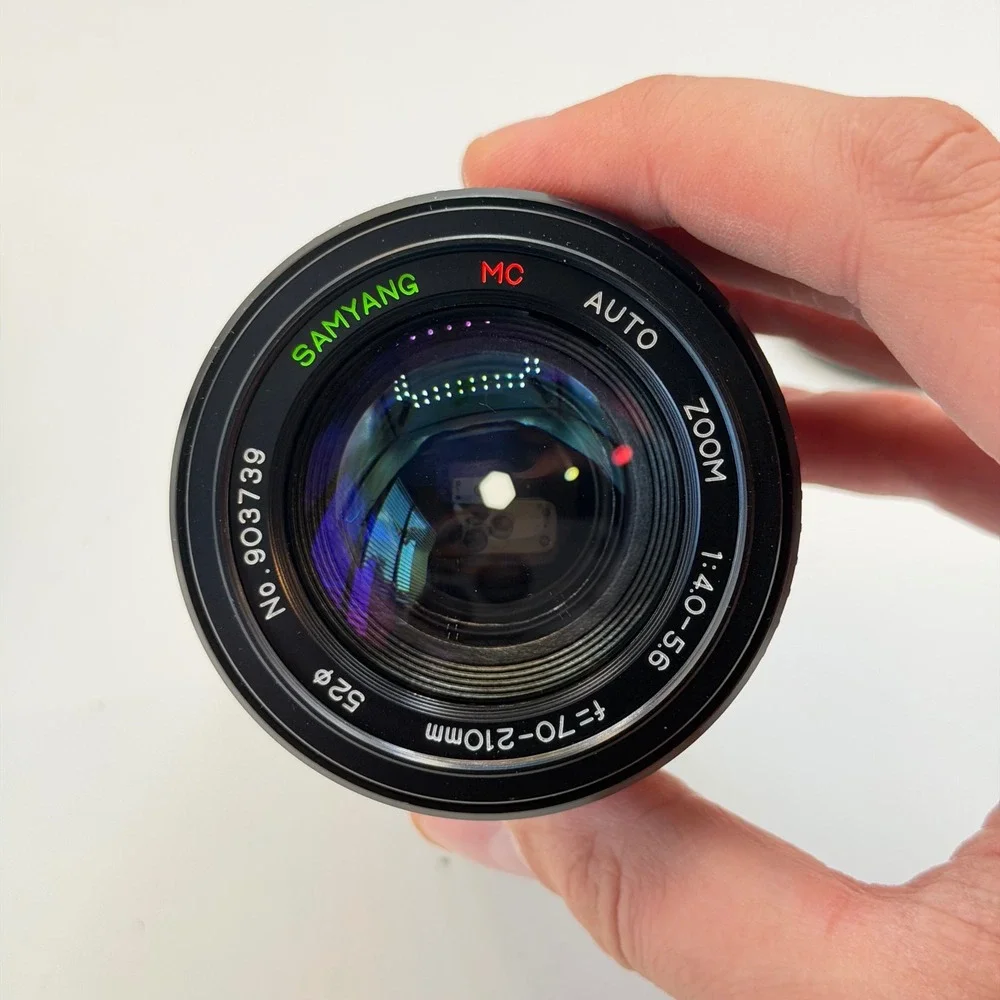 70-210mm f4-5.6 & Auto Aragon 200mm f3.5 Telephoto Lens Minolta SR Mount